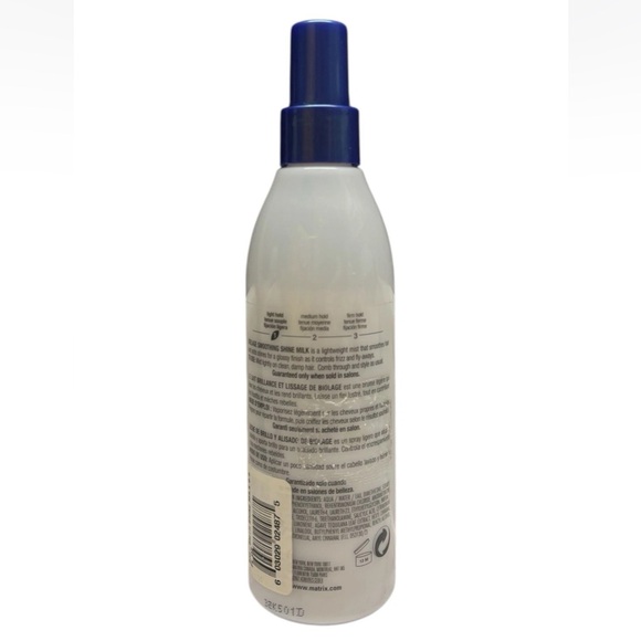 Matrix Biolage Blue Agave Smoothing Shine Milk Hold Level 1 8.5oz Old Formula - Picture 2 of 3